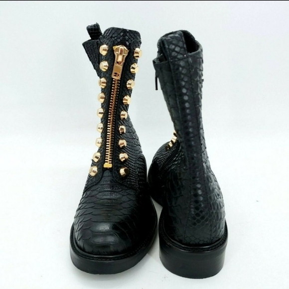 Jeffrey Campbell Womans Ankle Bootie Black 6 - Picture 3 of 10